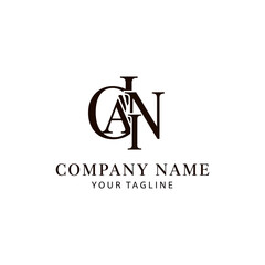 Elegant corporate logo design with initials and company name.