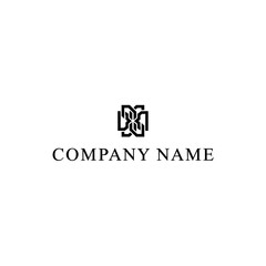 Elegant Monogram Logo Design with Intertwined Letters for Company Branding.