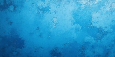 Fototapeta premium Old blue grunge wall texture background with vintage rough paper pattern surface design