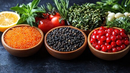 Various healthy ingredients