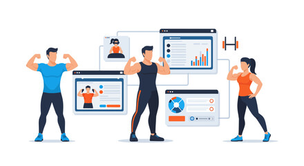 Get Fit Online Dynamic fitness platform with diverse workout options and progress tracking for a healthy lifestyle and achieving fitness goals today