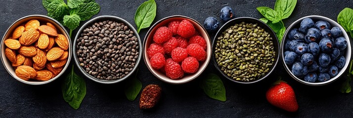 Various healthy ingredients