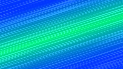 Vivid Blue Cyan Green Diagonal Motion Speed Lines