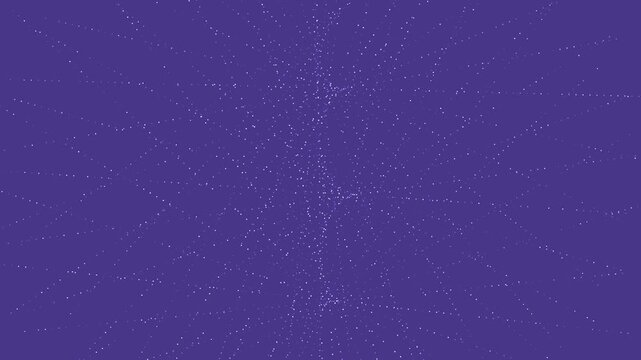 Branching Rotational Dot Pattern on Vertical Axis