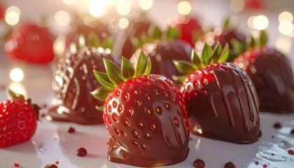 Chocolate Covered Strawberries - A Sweet Indulgence for Valentines Day.