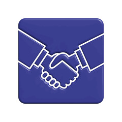 Handshake icon design template