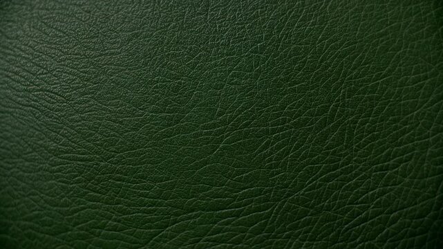 A detailed close-up of a textured, dark green surface with intricate patterns
