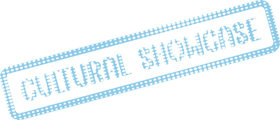 Official Blue Dotted Stamp Cultural Showcase Highlighting Artistic Talent and Displays for Audiences