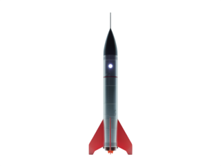 rocket isolated on white