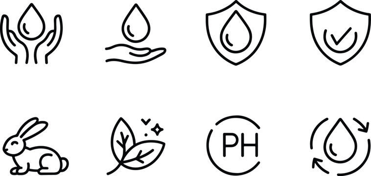 Cosmetic natural organic vegan cruelty free concept