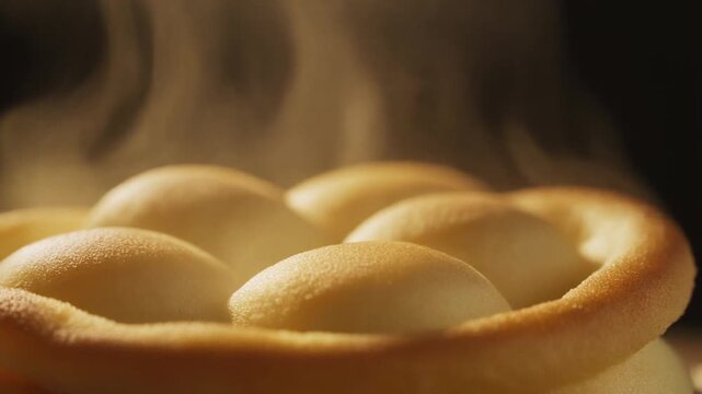 Freshly Baked Bread Rolls - A Culinary Delight.