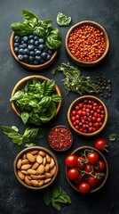 Various healthy ingredients