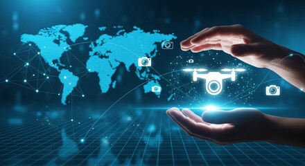 Conceptualizing Global Drone Technology Secure Aerial Surveillance and Connected Smart Systems for a Future-Ready World