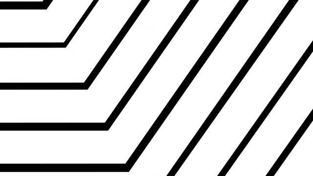 Abstract motion graphics wipe transition. Transition monochrome masks template 4K