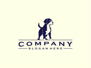 DOG Logo Design Vector Template