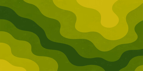Seamless green abstract wave pattern for vector illustration backdrop design