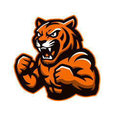 Tiger mascot for esports
