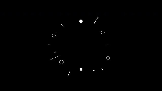 Motion graphic elements of Accent with Alpha Channel