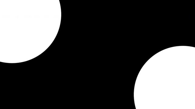 Transition Masks With a Moving Dots Pattern. Transition Black and White Masks Templates in 4K for Ed...