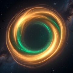 Black Hole Accretion Disk or Wormhole Portal in Outer Space