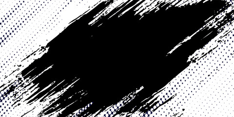 Dots halftone white \u0026 blue color pattern gradient grunge texture background. Dots pop art comics sport style vector illustration