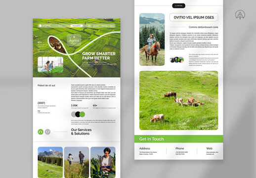 Grow Farm News Letter Template