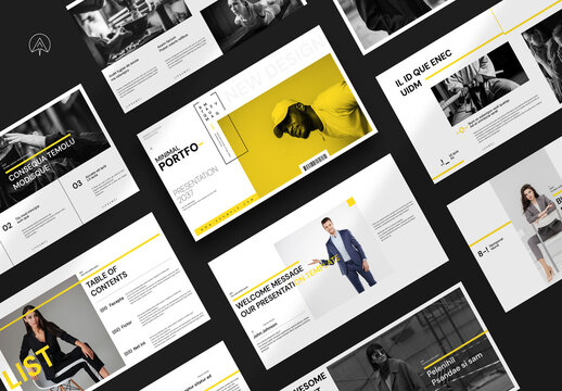 Minimal Portfolio Presentation Template