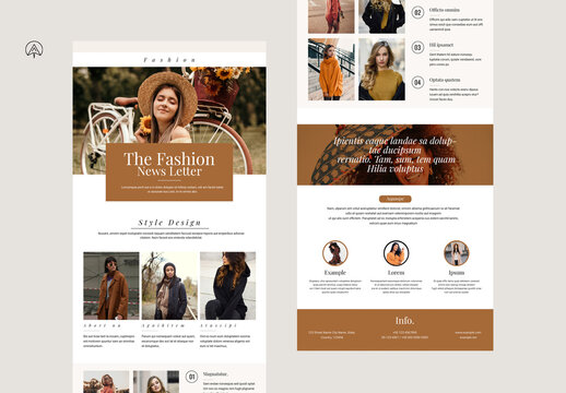 Fashion News Letter Template