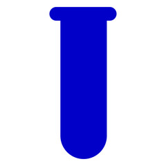Science Test Tube Glyph Icon
