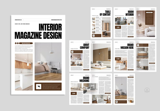 Interior Magazine Template