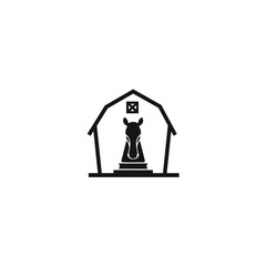 Knight chess horse logo design