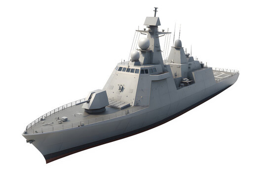 Ultra-Realistic 3D Modern Stealth Destroyer