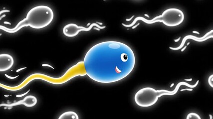 Female scientist conducting research in a modern laboratory, looking through a microscope with beakers and test tubes. - Powered by Adobe