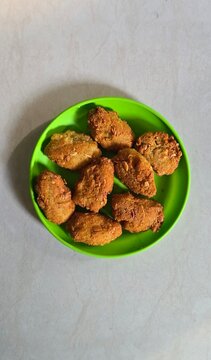 Fried cassava named lentho in Javanese 