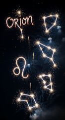 Constellations in the Night Sky - Orion and More.