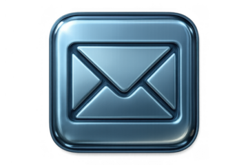 Mail envelope icon for communicating, sending messages, email, digital post, internet and online connection