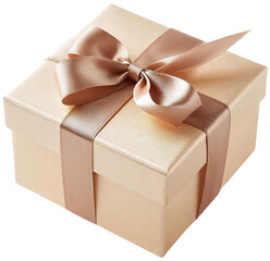 Premium gift box, transparent background.