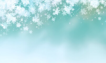 beautiful christmas background made of light cyan gradient