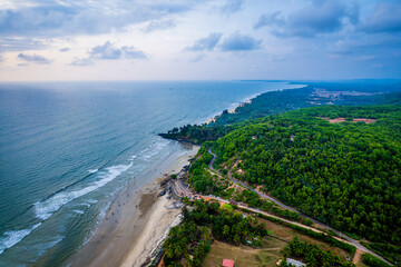 view of the sea from the sea