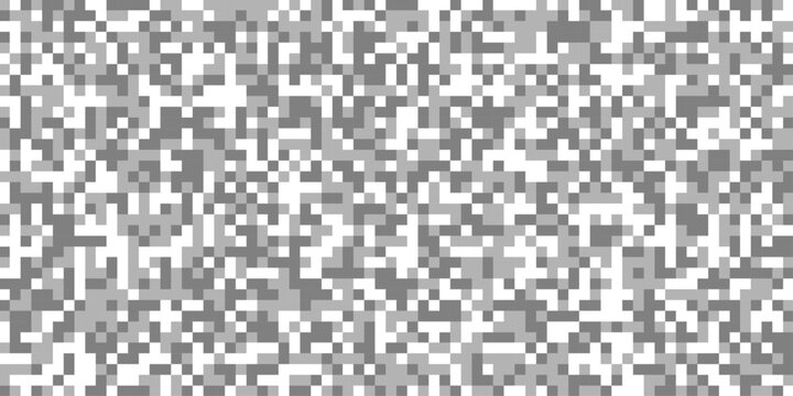 Censured blur gray pixels vector squares ideal for use in content edit creation, abstract censor horizontal rectangle pixelated mosaic bar large grayscale digital data texture for censorship effect.