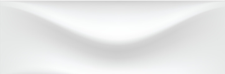 Cool white room background gray. 3D vector winter studio display podium. illustration.