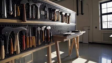 This informative video takes you into a well-organized workshop, showcasing a variety of essential tools. Discover their uses, tips for maintenance, and how to enhance your woodworking skills.