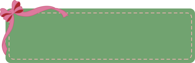 Cute Christmas Bow Title Frame