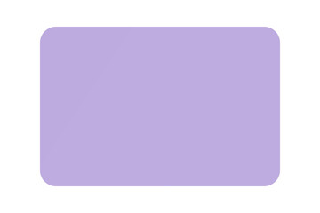 Lavender Rounded Rectangle on White background