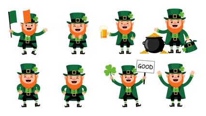 Celebrate International Beer Day with a Festive Leprechaun Illustration