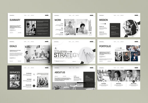 Business Strategy Presentation Template