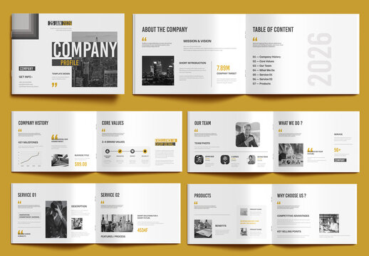 Company Profile Brochure Template