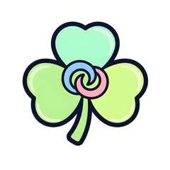 Clover Pin Badge