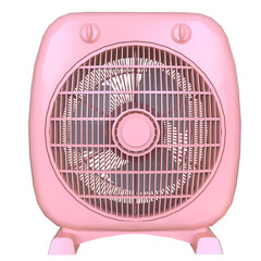 electric fan isolated 3d rendered illustration