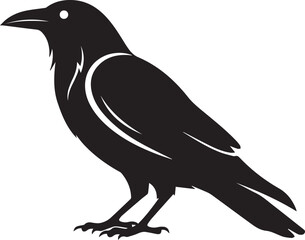 Naklejka premium raven side view silhouette vector flat illustration design